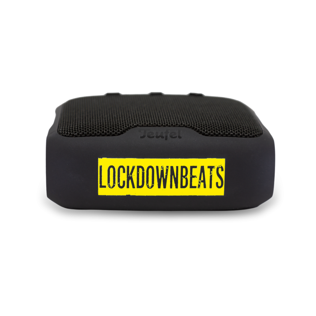 Teufel Boomster Go Lockdownbeats Edition mit gelbem Logo – gebrandet von Brand your Teufel