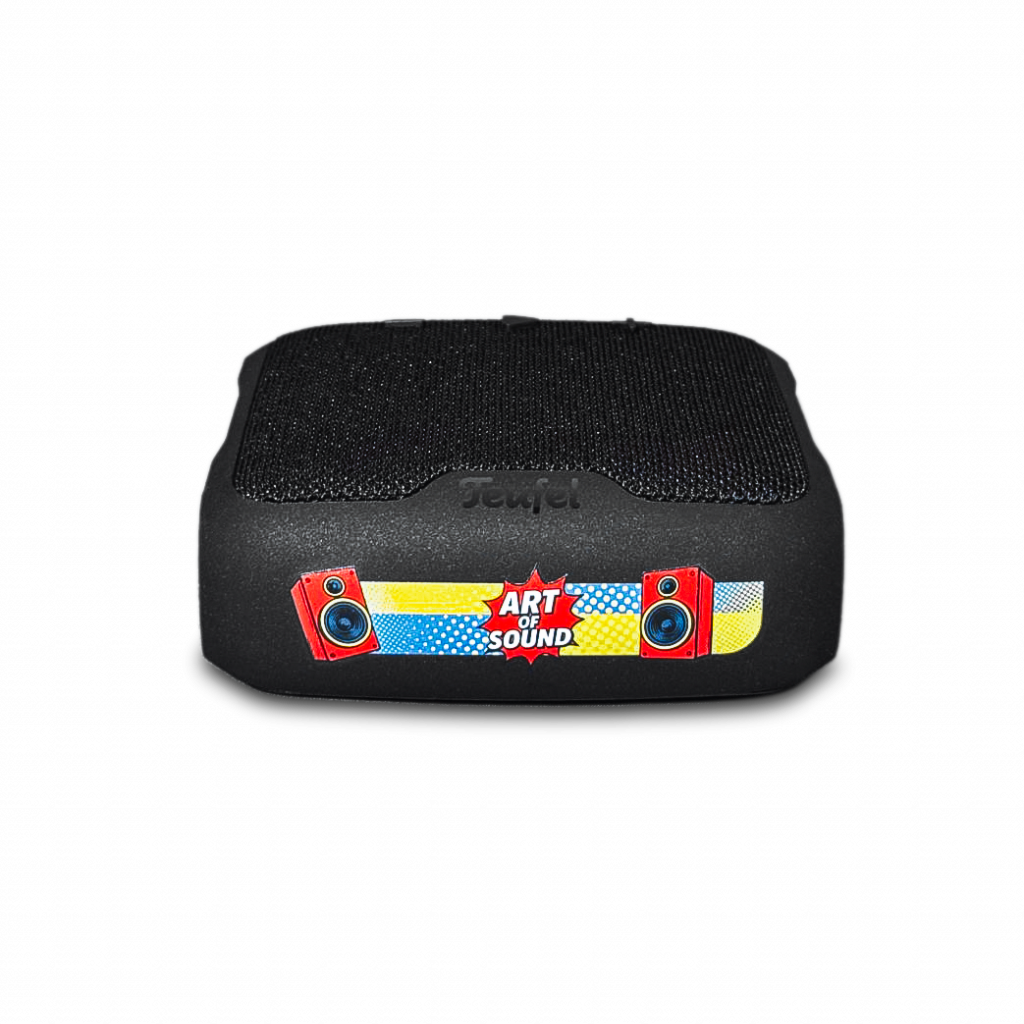 Teufel Boomster Go Pop Art Edition mit „Art of Sound“ Design – veredelt von Brand your Teufel