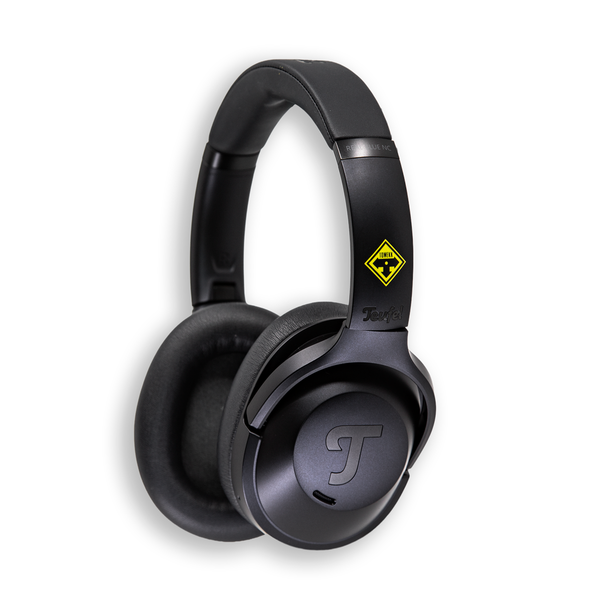 Teufel Real Blue NC 3 – DJ Tomekk Edition Kopfhörer Teufel Real Blue NC 3 Kopfhörer – DJ Tomekk Edition mit gelbem Logo, freigestellt